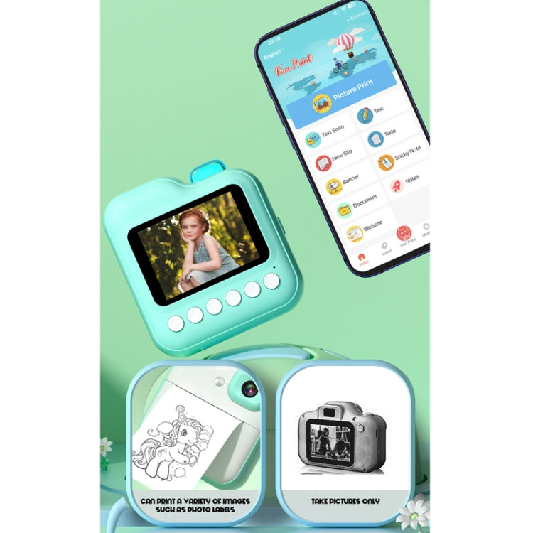 Mini Children High-Definition Printing Digital Camera, Pink, Green, Pink+32G TF Card, Pink+64G TF Card Mini Children High-Definition Printing Digital Camera, Pink, Green, Pink+32G TF Card, Pink+64G TF Card